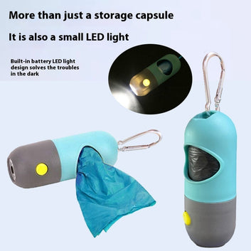 LED Light Pet Waste Bag Dispenser — The Smarter, Cleaner Way to Walk Your Dog at Night!