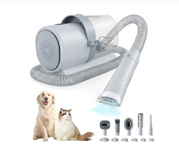 Professional Dog Grooming Clippers – 2.5L Vacuum Cup, 3 Suction Modes