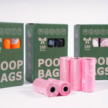 120-Count Extra Thick Leakproof Dog Poop Bags – 8 Rolls