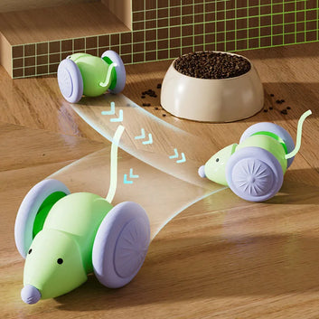 Hot Electric Mouse Car Interactive Cat Toy