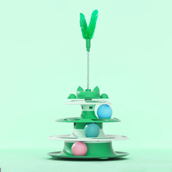 Cat Self-Entertainment Toy – Interactive Automatic Feather & Motion Toy