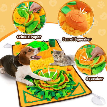 Large Snuffle Mat for Dogs – Interactive Nose Work Feeding Mat