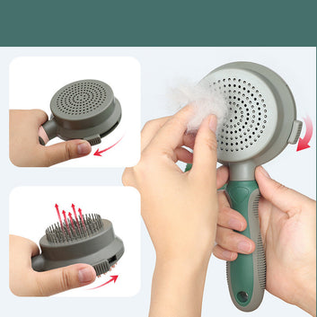 Pet Hair Removal Comb – Deshedding Grooming Comb for Dogs & Cats
