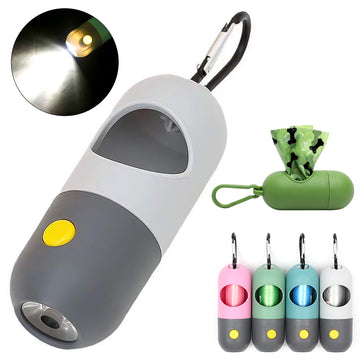LED Light Pet Waste Bag Dispenser — The Smarter, Cleaner Way to Walk Your Dog at Night!