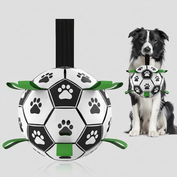 Interactive Dog Soccer Ball — Bouncy Fetch Toy for Dogs | Outdoor & Indoor Play